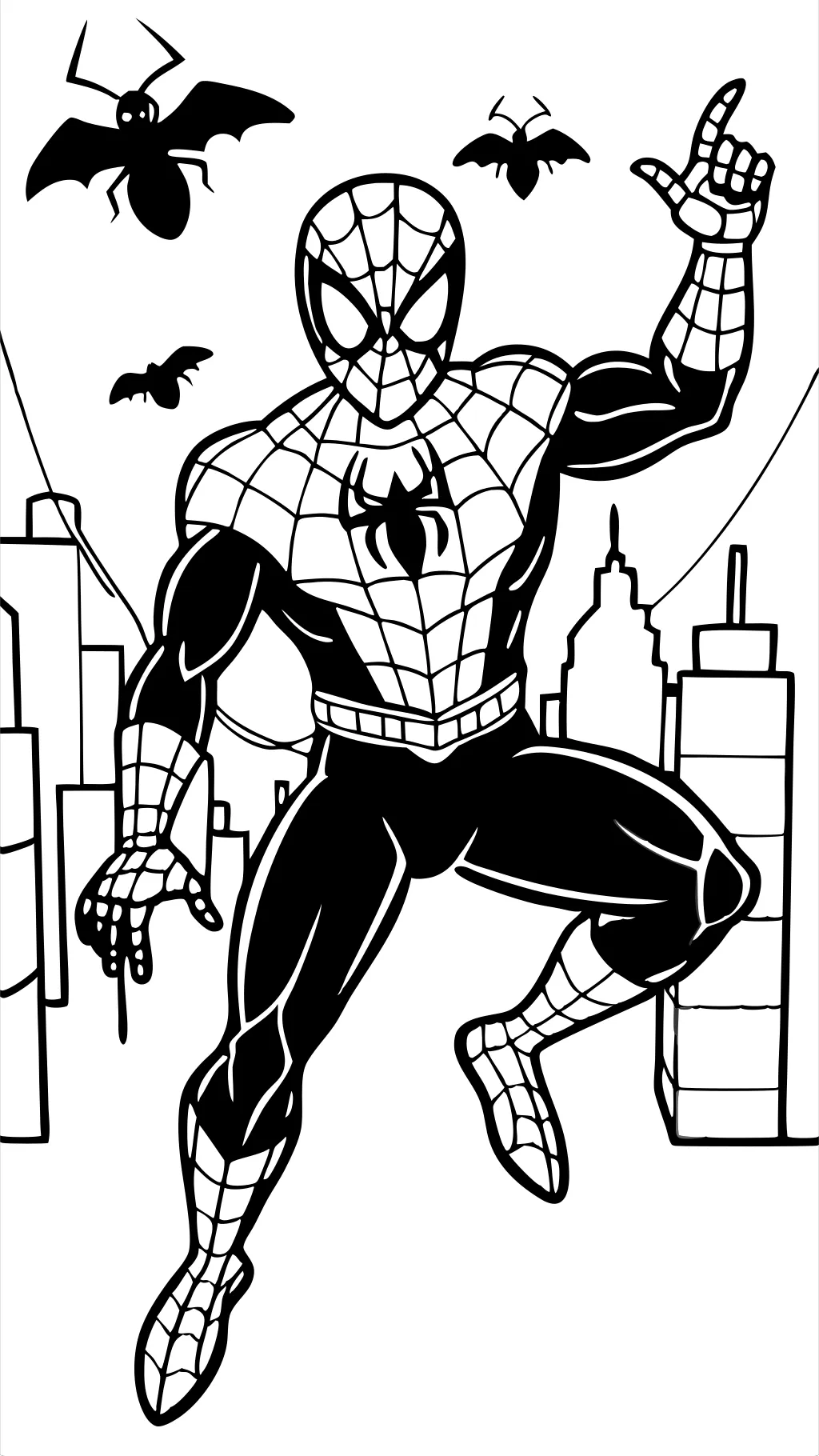 Imprimer des coloriages Spiderman